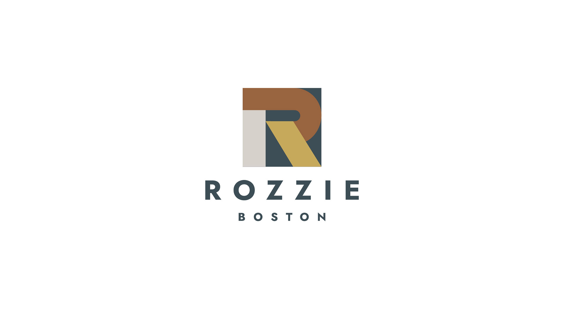 rozzie boston logo on white