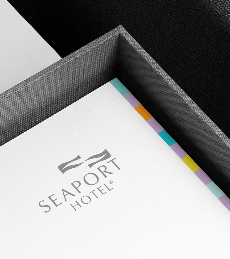 seaport hotel letterhead in box vertical