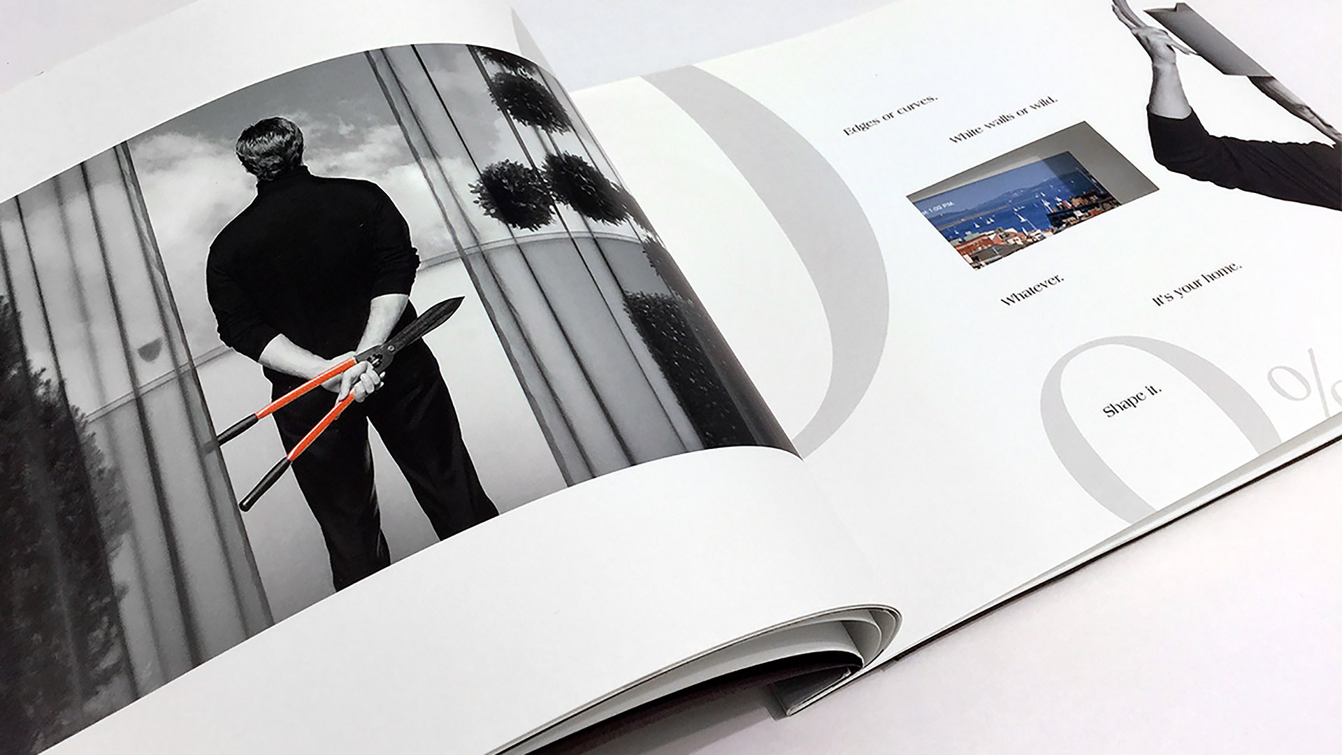 strada 234 print brochure open by boston graphic design studio