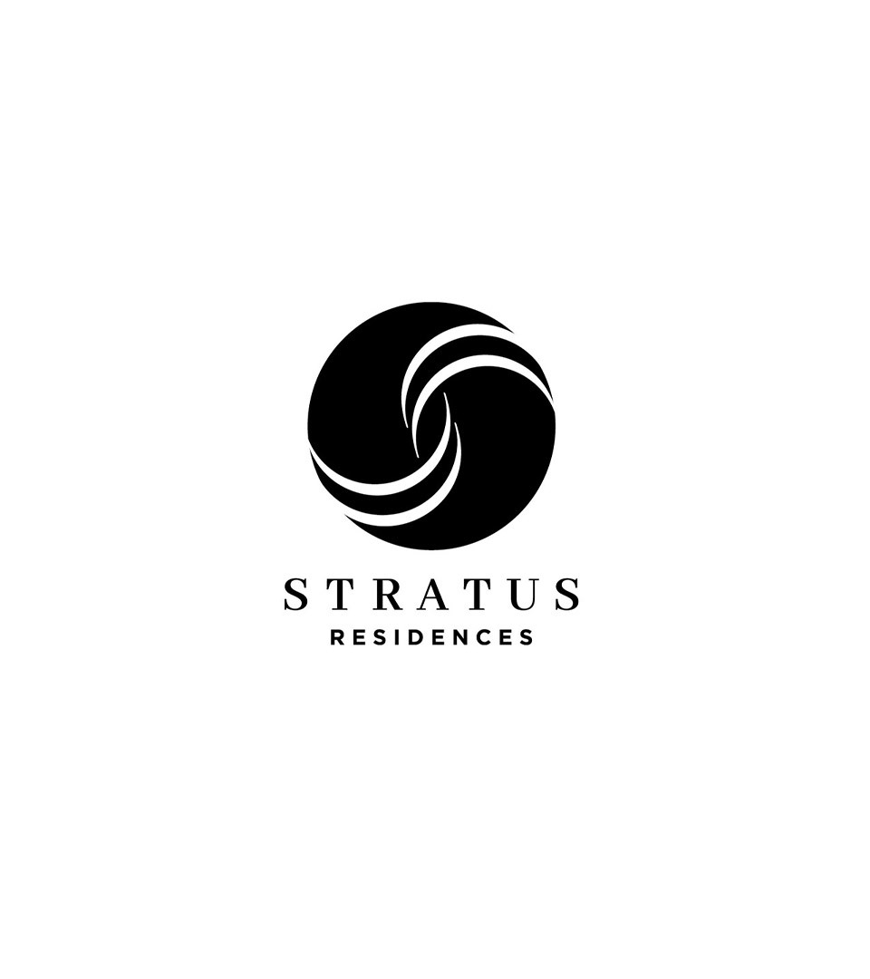 stratus residencse black logo on white vertical