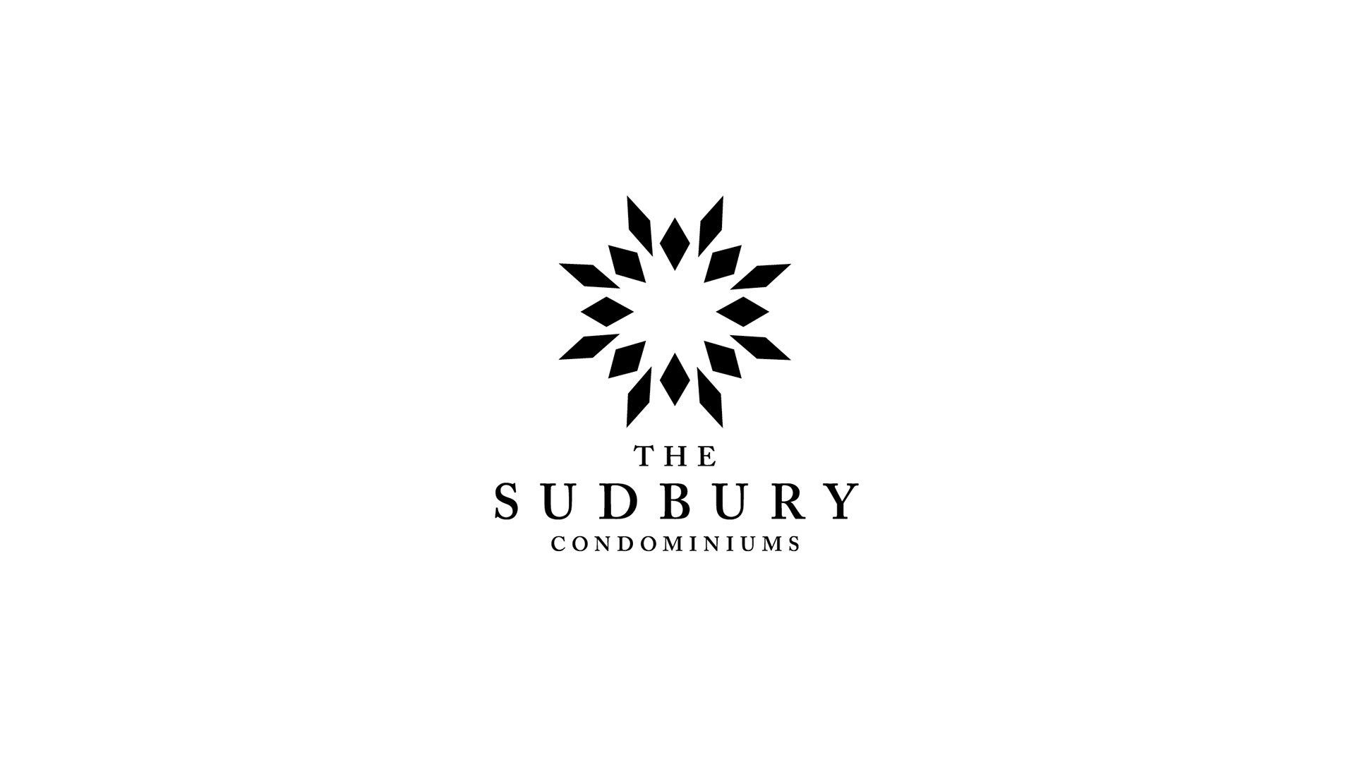 sudbury condo logo black on white