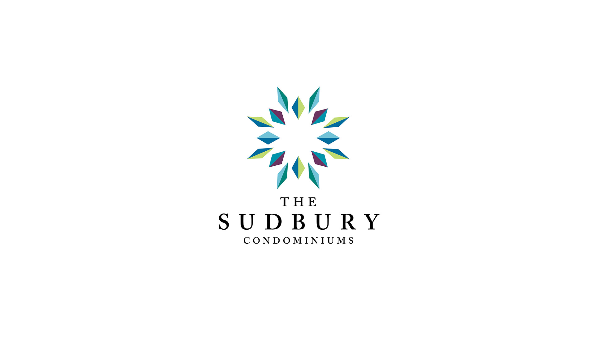 sudbury condos boston logo design on white