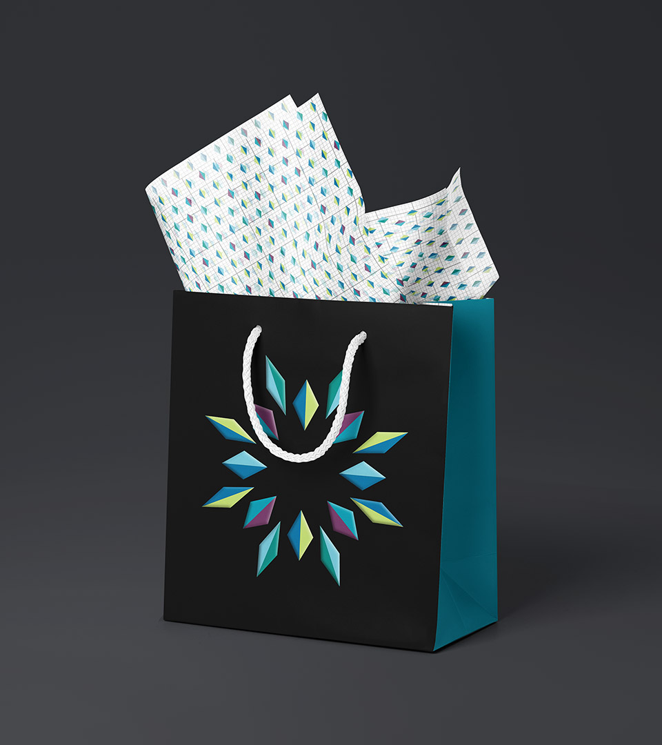 sudbury condos shopping bag with white tissue