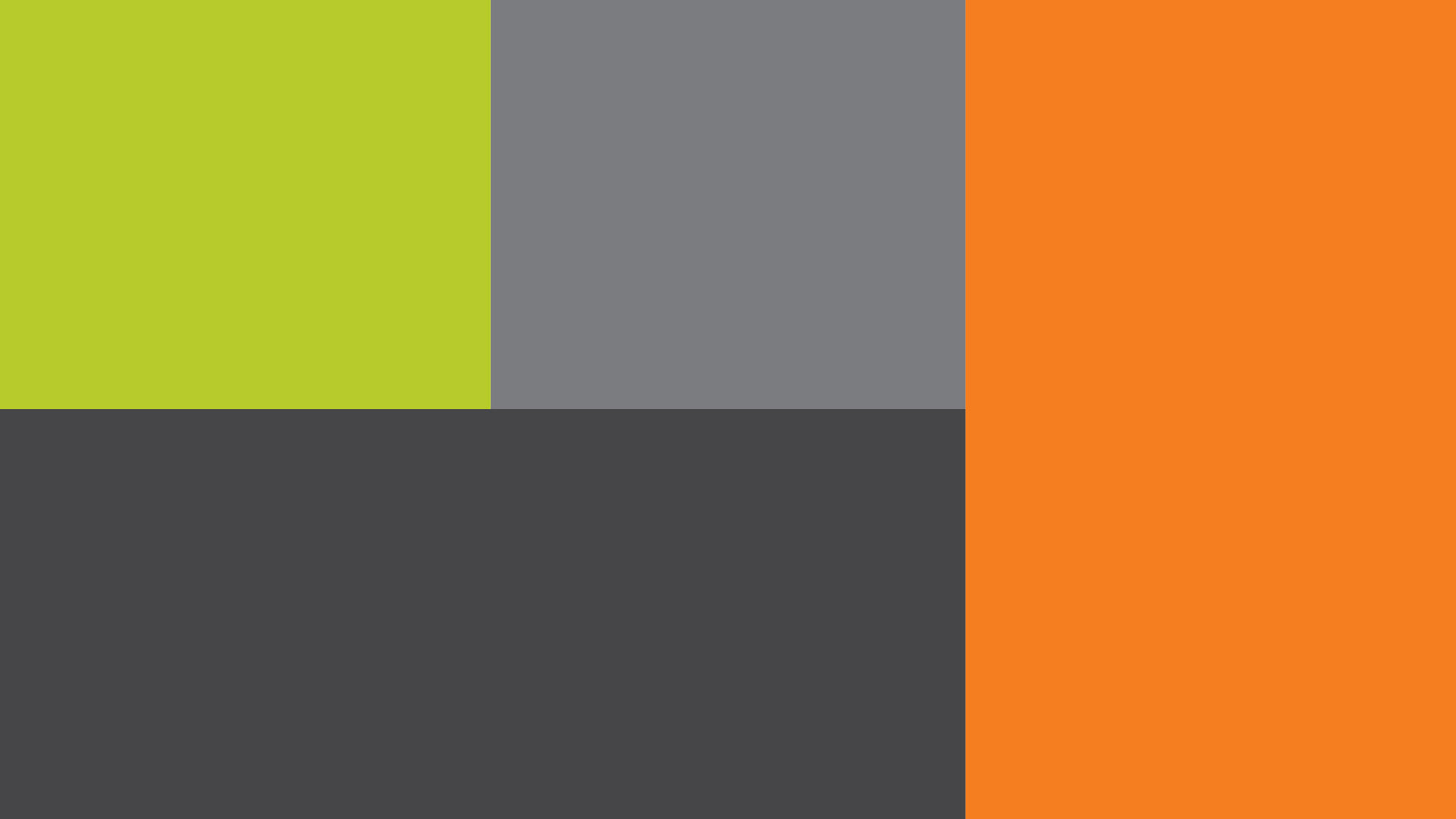 tango logo color palette with green and orange and gray