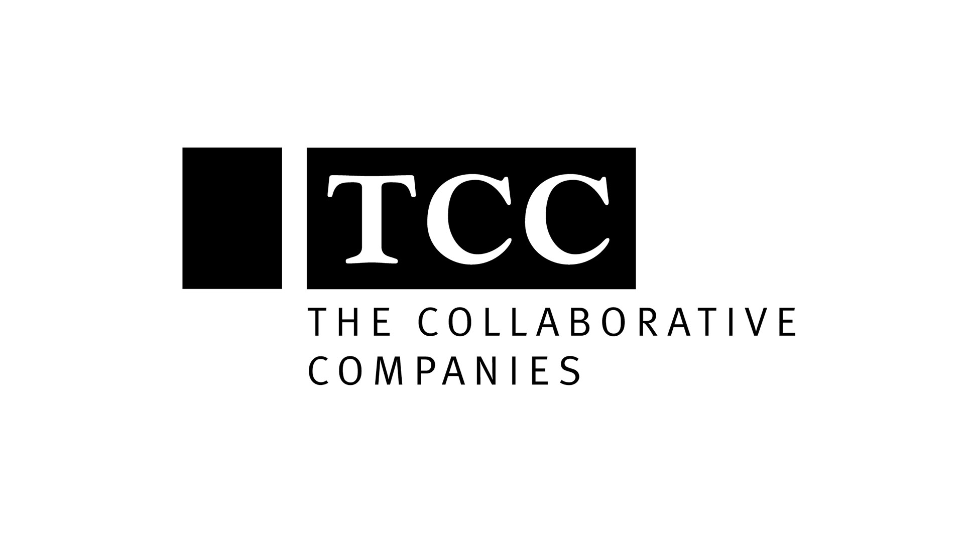 tcc black logo on white