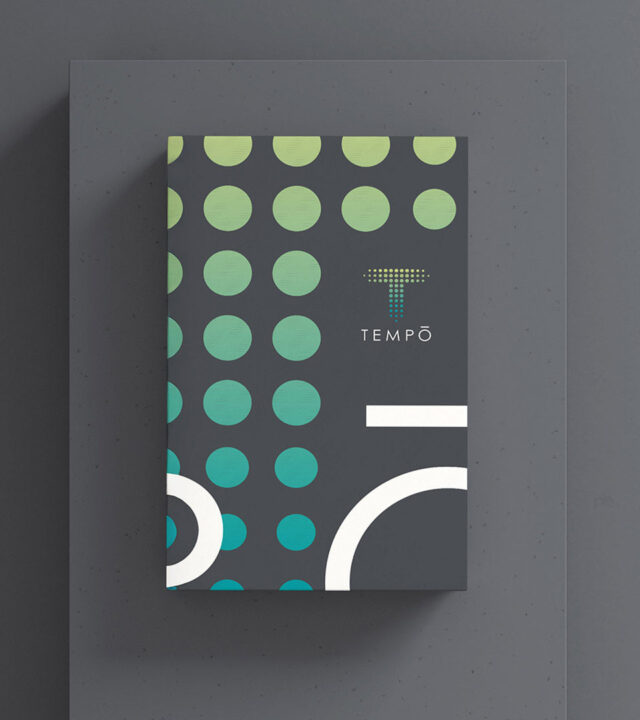 tempo apartments book on gray platform