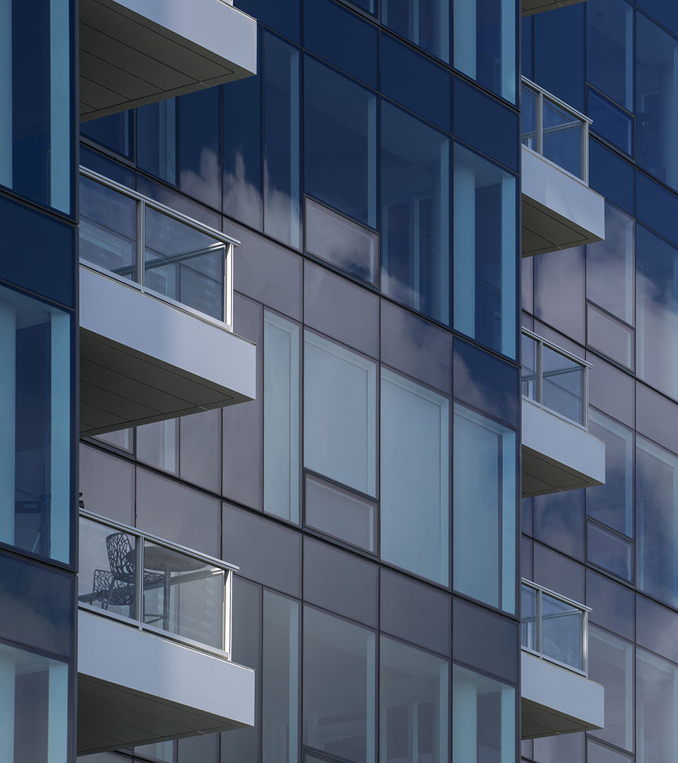 the fallon company exterior of building with balconies