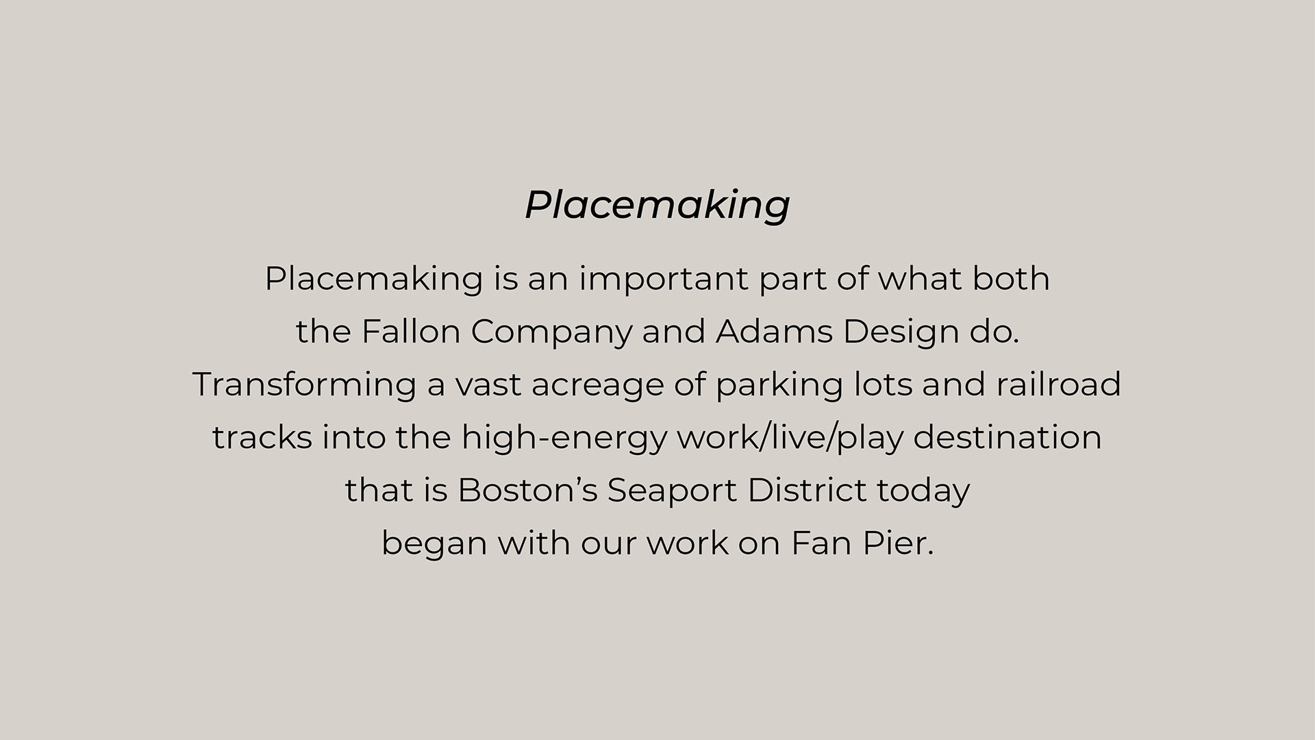 the fallon company placemaking