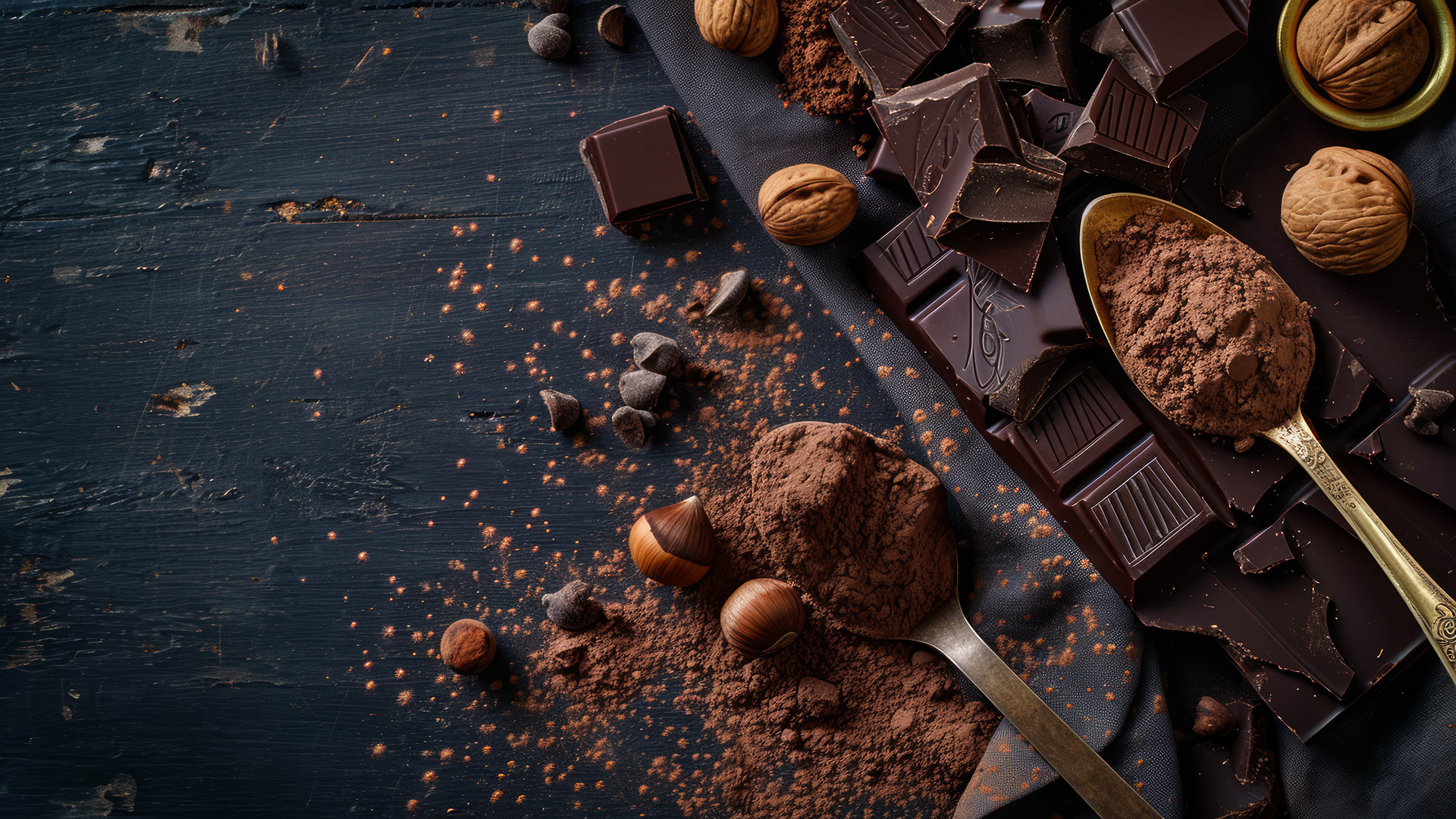 tootsie roll company making candy with dark chocolate and dark background