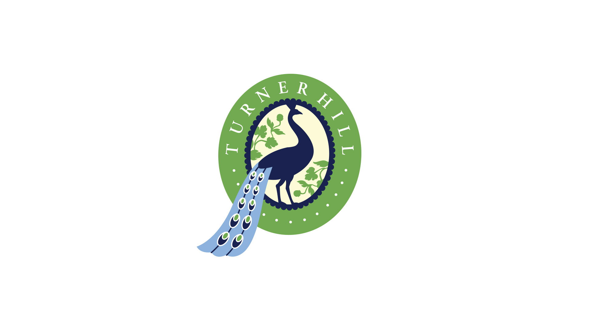 turner hill color logo on white
