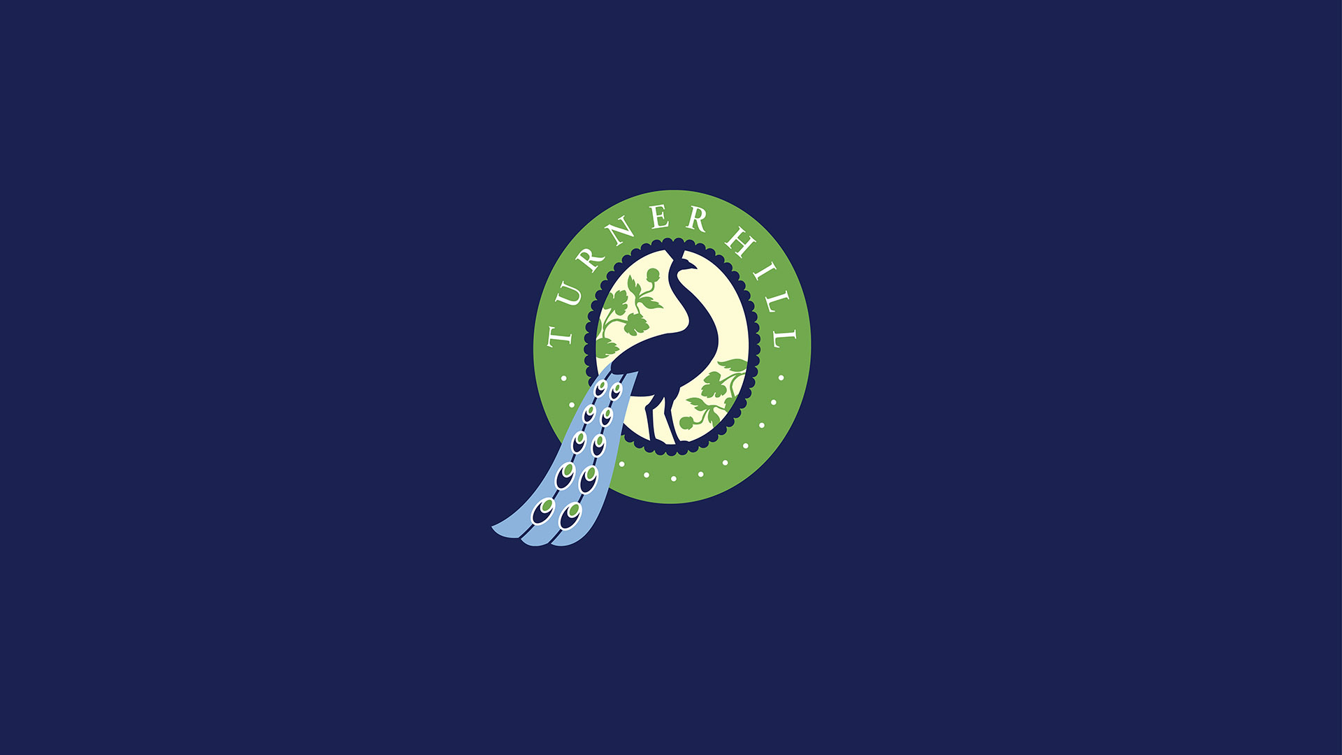 turner hill logo on blue