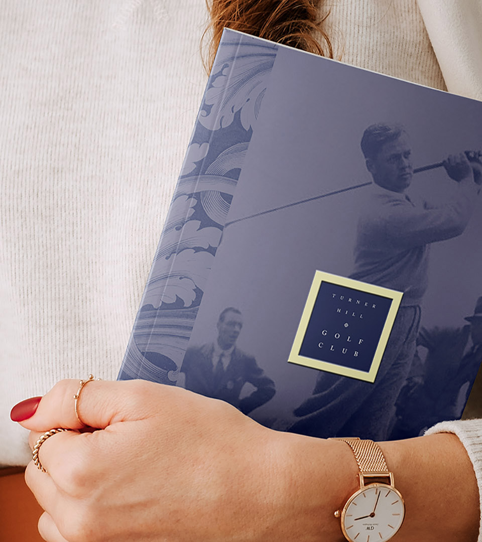 Turner Hill brochure design, part of our comprehensive branding for luxury real estate in Boston by our boston design studio