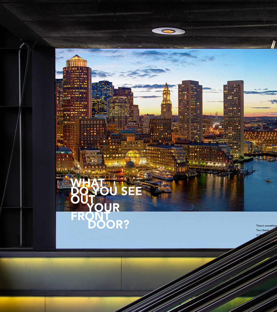 twenty two liberty subway ad vertical