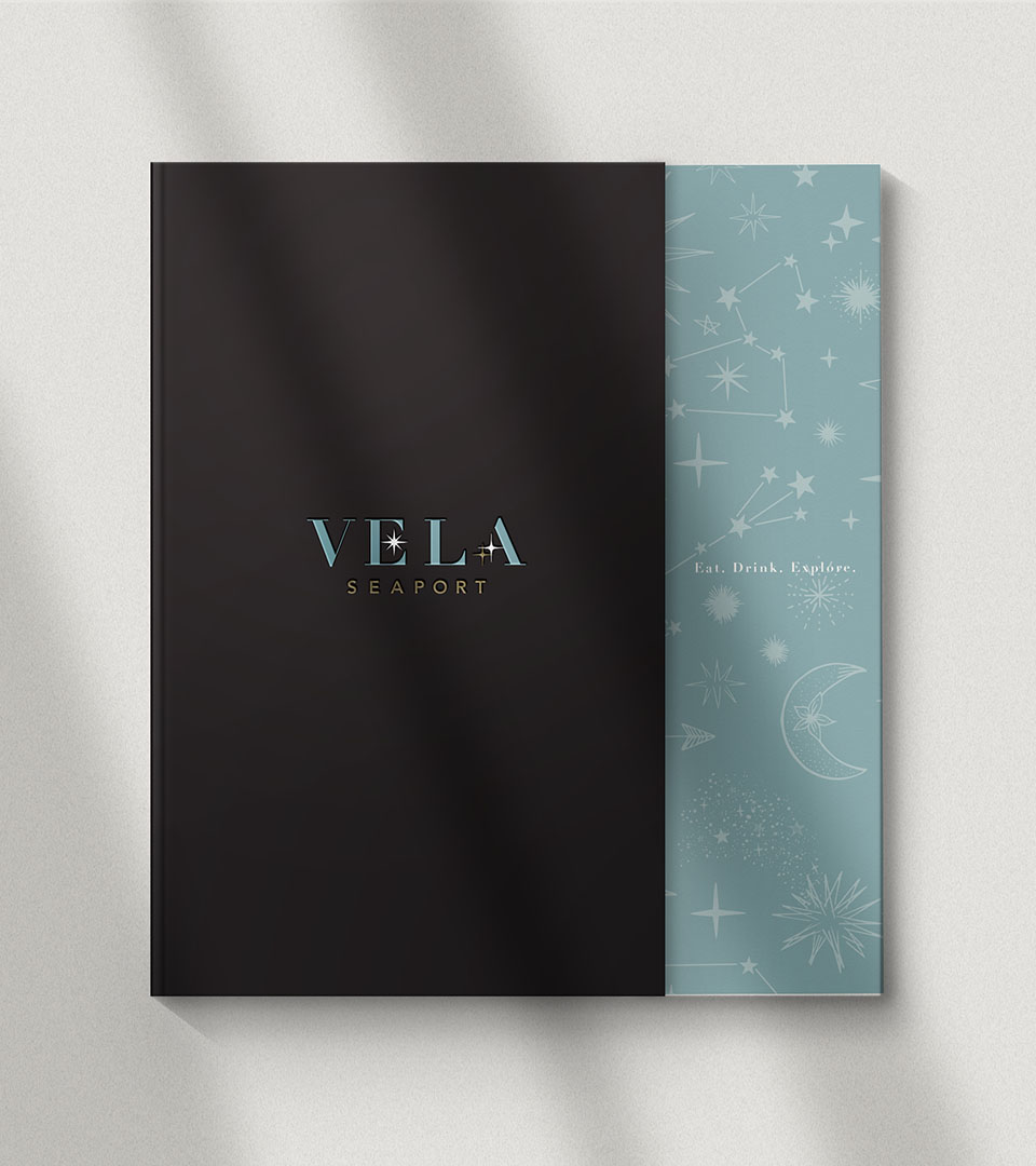 vela seaport black menu