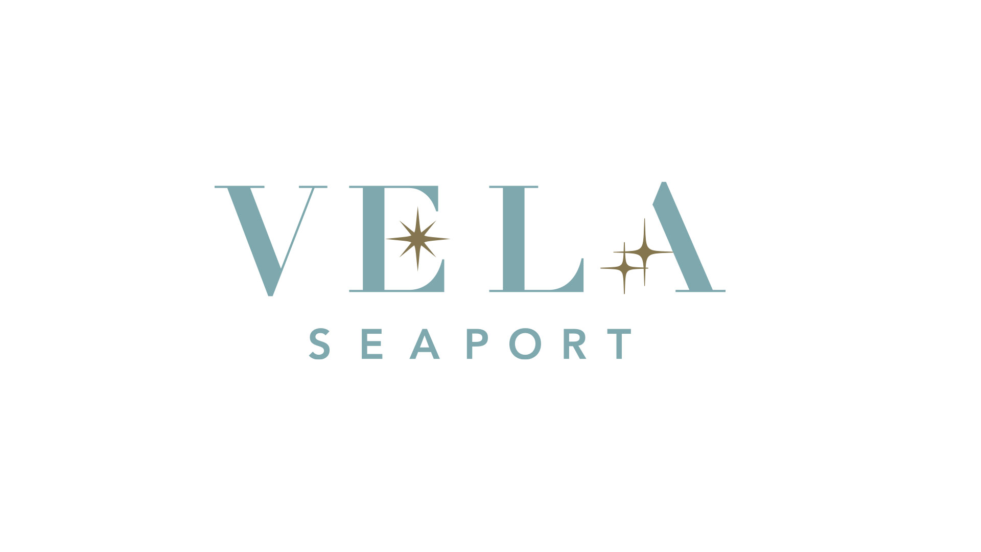 vela seaport logo on white background