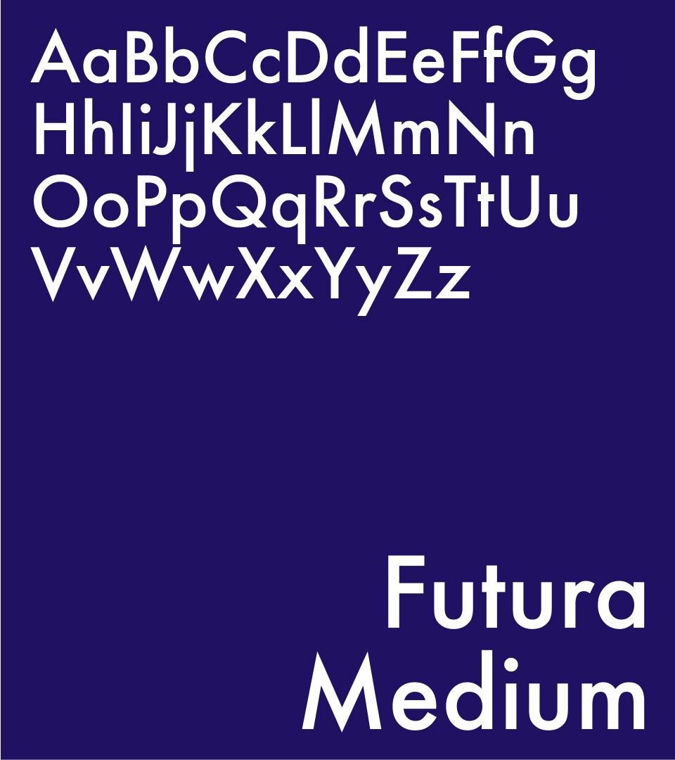 vivo apartments fonts on dark purple