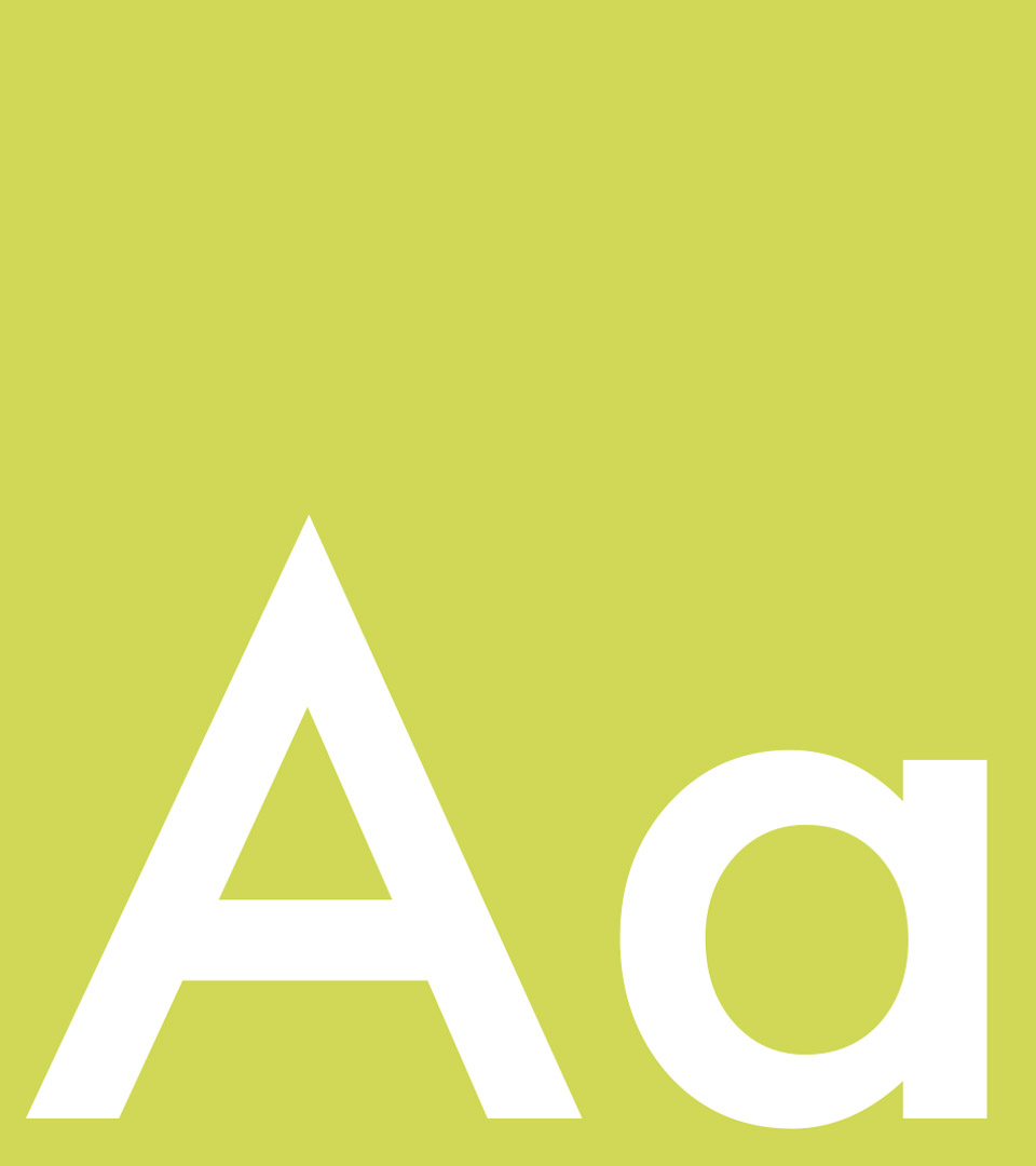 vivo apartments fonts on yellow